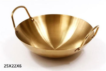 קערת הגשה DREAM CHEF נירוסטה זהב – 25X22X6