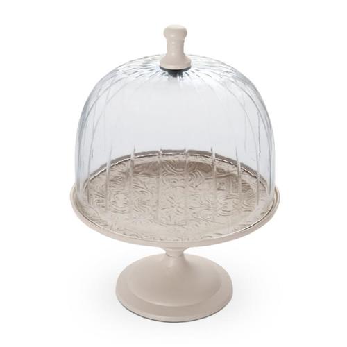 פעמון עוגיות על רגל בראס MARRAKECH בגוון מוקה – 21x21x29
