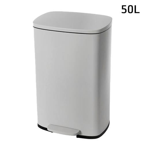 פח אשפה DREAM CHEF טריקה שקטה אפור בהיר – 50L