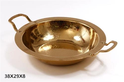 קערת הגשה DREAM CHEF נירוסטה זהב – 38X29X8