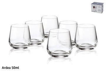 סט 6 כוסות ליקר 50ml Ardea קריסטל בוהמיה