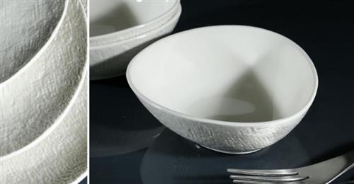 בול פצוחים סדרת Simple White פורצלן New Bone China - 14×12×5 - 14X12X5