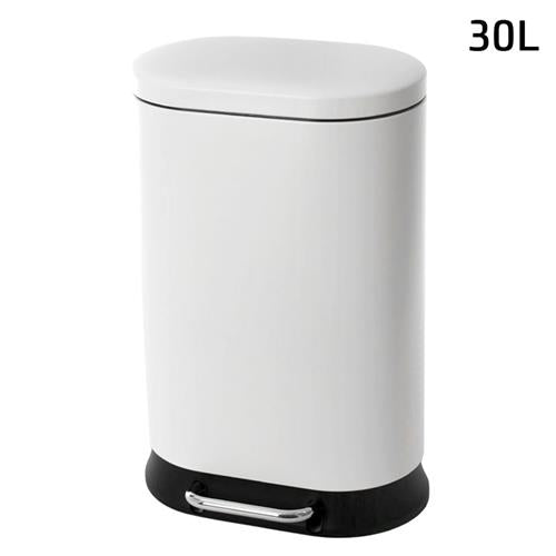 פח אשפה dream chef לבן מט טריקה שקטה 30L בחירה רב־שימושית לחלל מודרני