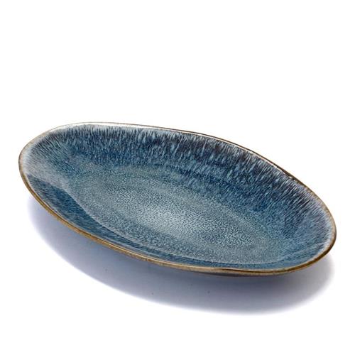 פלטה אובלית STONE WARE MADRIO – כחול – 25X14.5