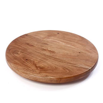 מגש פיצה מסתובב ACACIA WOOD 41X41X5 לשימוש יומיומי ולאירוח נעים