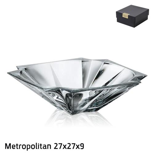 קערת פירות METROPOLITAN בוהמיה קריסטל
