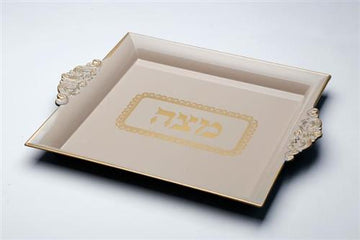 מגש מצה ענתיק עשוי מלמין 30X26X6