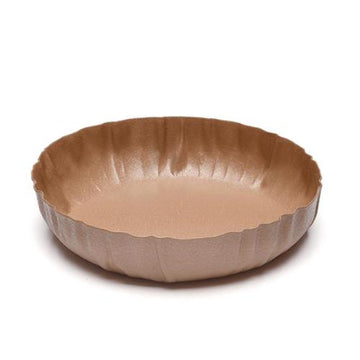 קערה עגולה מתכת חום חמרה 21x21x4.5 להשלמת החלל בסגנון מאוזן