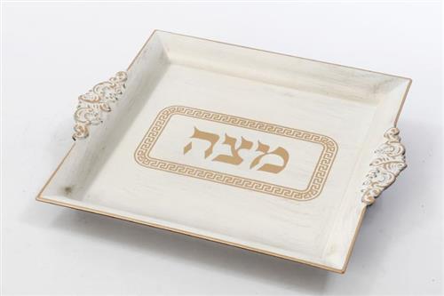מגש למצה ענתיק - 30x26x4 - דגם 5