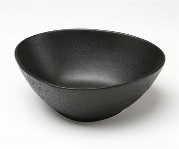 קערת סלט סדרת Simple Black פורצלן New Bone China - 9×17×6.8
