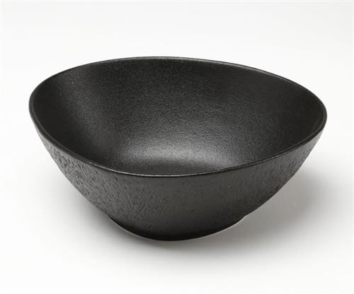 קערת סלט סדרת Simple Black פורצלן New Bone China - 9×17×6.8