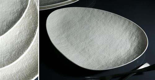 כלי הגשה פורצלן NEW BONE CHINA SIMPEL – פלטה לבן 35.6X24X2.4