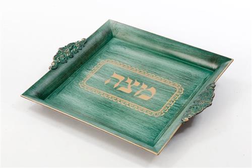 מגש למצה ענתיק - 30x26x4 - דגם 4