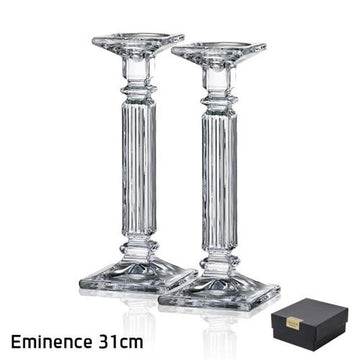 זוג פמוטי קריסטל בוהמיה EMINENCE – 31 ס״מ