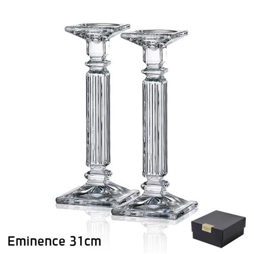 זוג פמוטי קריסטל בוהמיה EMINENCE – 31 ס״מ