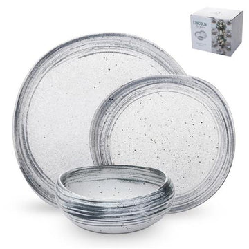 מערכת אוכל 18 חלקים SKY Stoneware - 28x27x3 22x21x3 16x15x8.5
