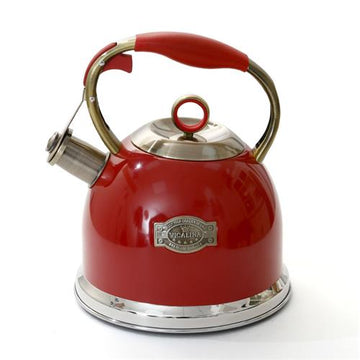 קומקום נירוסטה שורק DREAM CHEF אדום 3L לשימוש יומיומי ולאירוח נעים