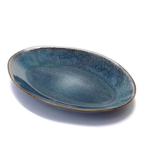 פלטה אובלית STONE WARE MADRIO – כחול – 33X23