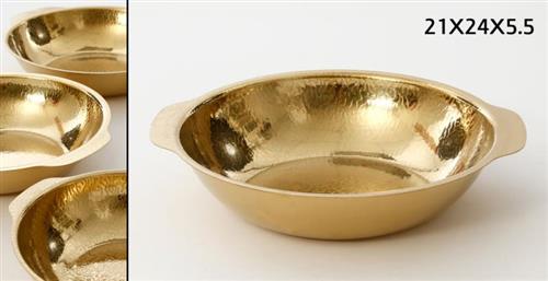 קערת הגשה נירוסטה זהב DREAM CHEF – 21X24X5.5