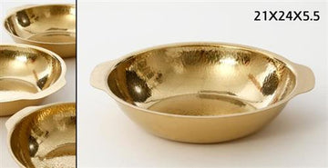 קערת הגשה נירוסטה זהב DREAM CHEF – 21X24X5.5