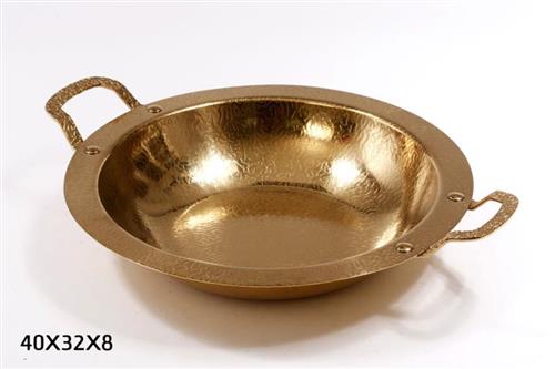 קערת הגשה DREAM CHEF נירוסטה זהב – 40X32X8