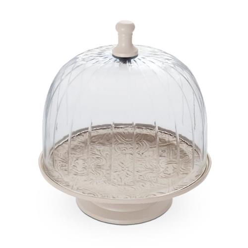 פעמון עוגיות על רגל בראס MARRAKECH בגוון מוקה – 21x21x24