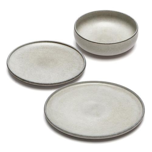מערכת אוכל 18 חלקים STONE WARE MADRIO – אפור