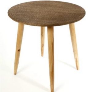 שולחן צד בעיצוב מרשים עשוי עץ אקציה חום